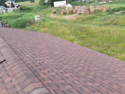 Монтаж кровли из мягкой черепицы в Звенигороде